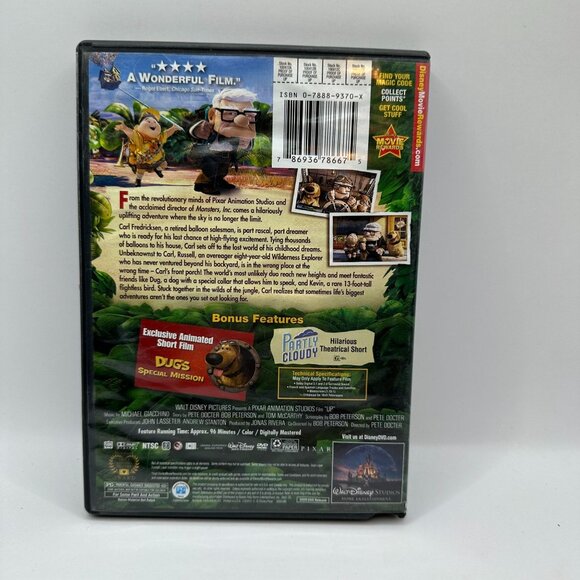 Disney Pixar Up DVD PG Ed Asner Walt Disney Studios - Picture 3 of 5